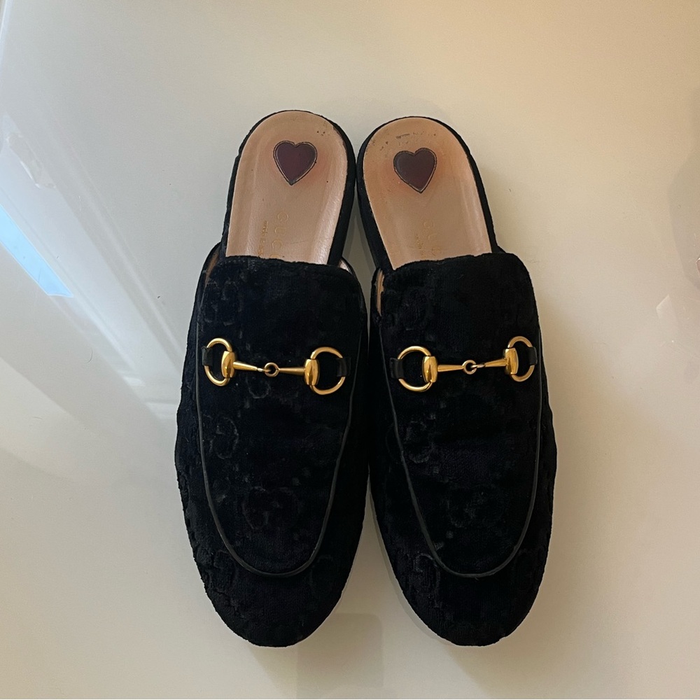 Gucci black mules